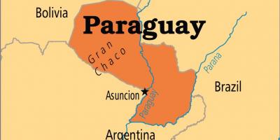 Kabisera ng Paraguay mapa